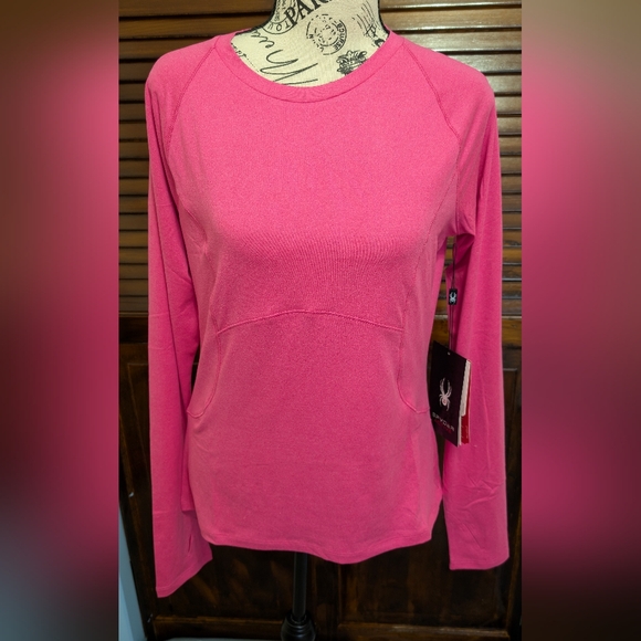 NEW WT! SPYDER ACTIVE LONG SLEEVE TOP - Picture 2 of 14